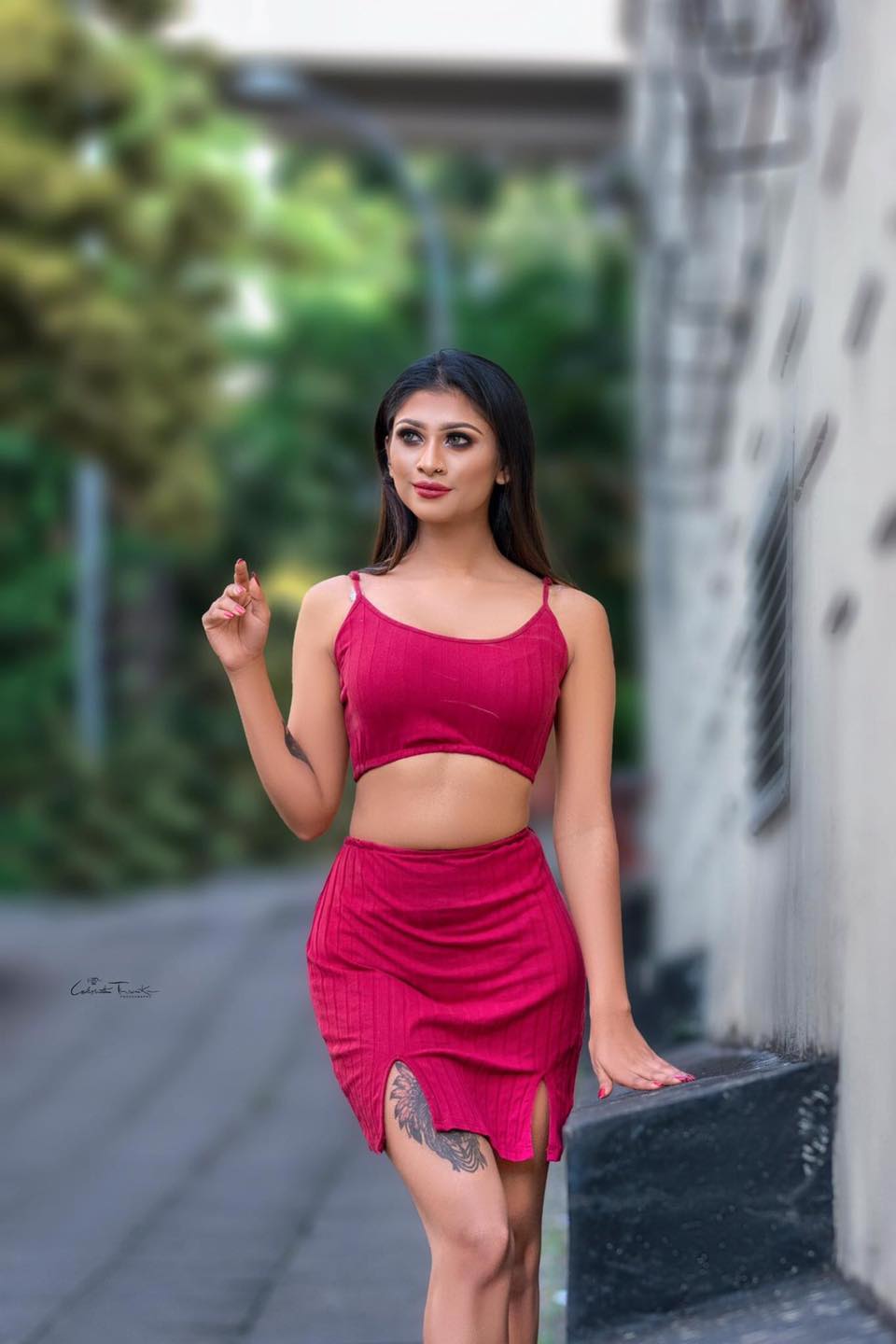 Pooja Vindy Red Dress (3)