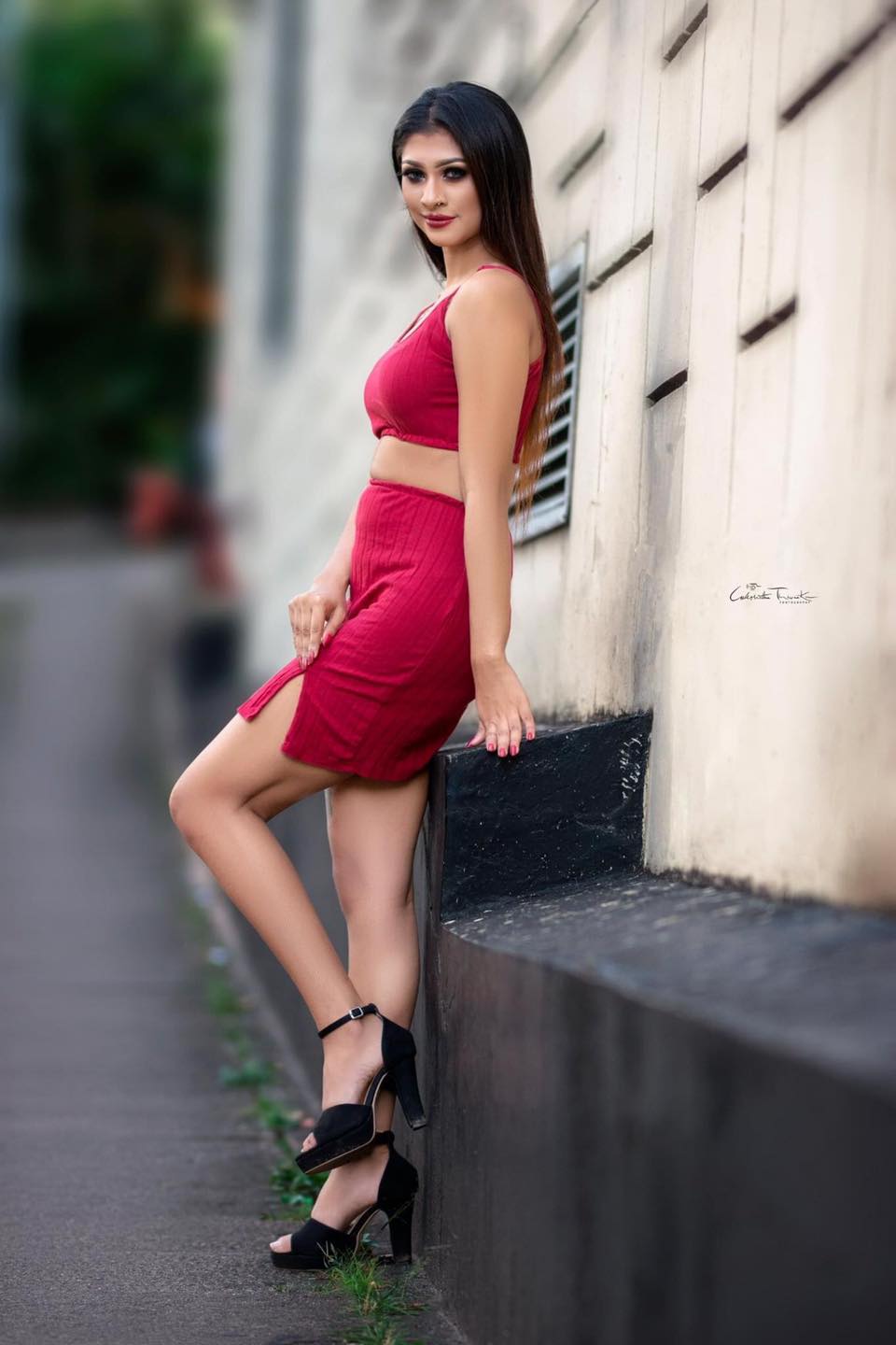 Pooja Vindy Red Dress (4)