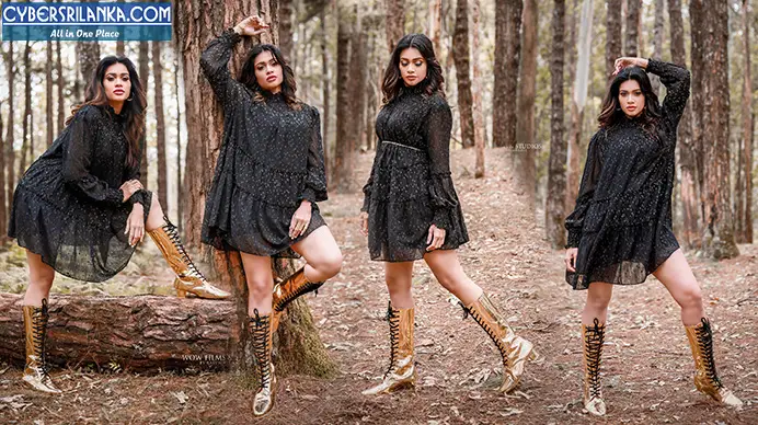 Chulakshi Ranathunga Black Dress